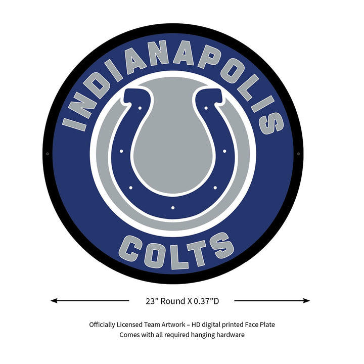 NFL Backlit Full Edge Round Wall Sign