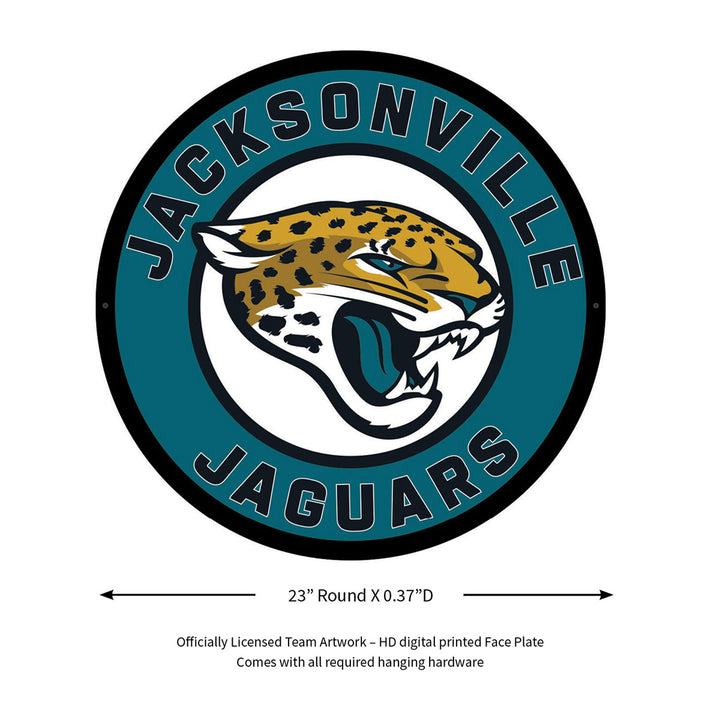 NFL Backlit Full Edge Round Wall Sign