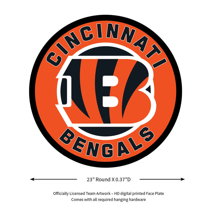 NFL Backlit Full Edge Round Wall Sign