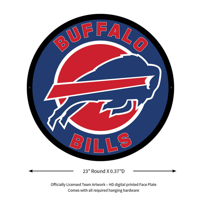 NFL Backlit Full Edge Round Wall Sign