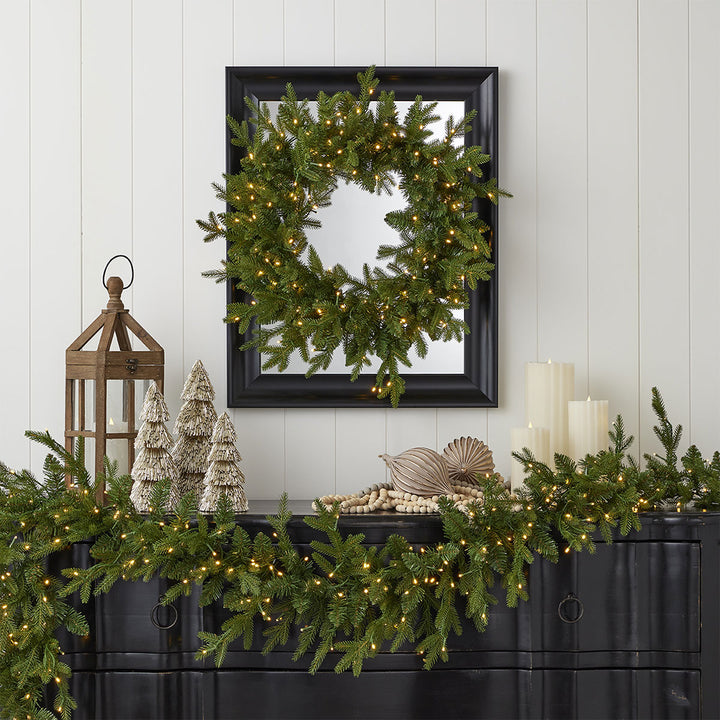 24'' Pine Christmas Wreath