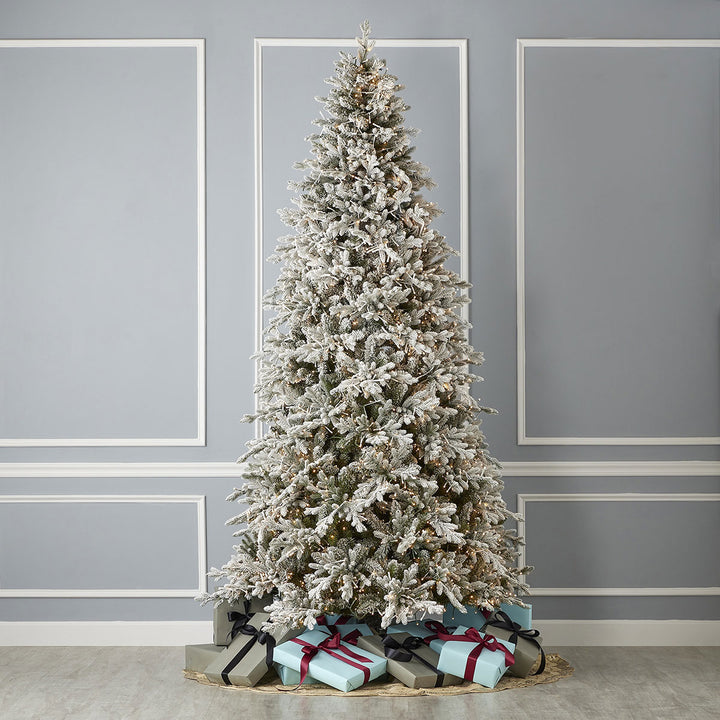 7.5' Flocked Pine Christmas Tree