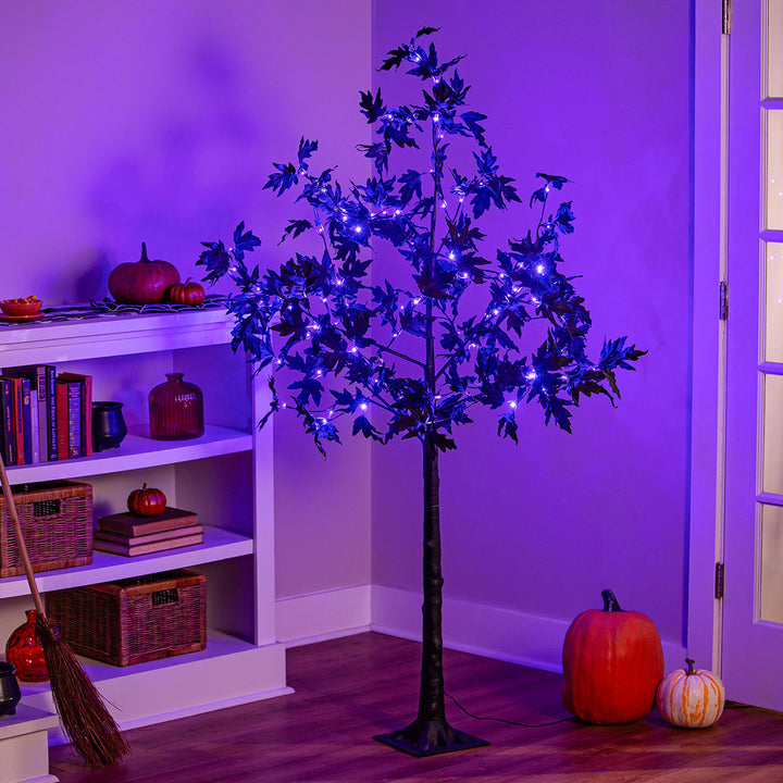 Indoor/Outdoor LED Black Maple Tree