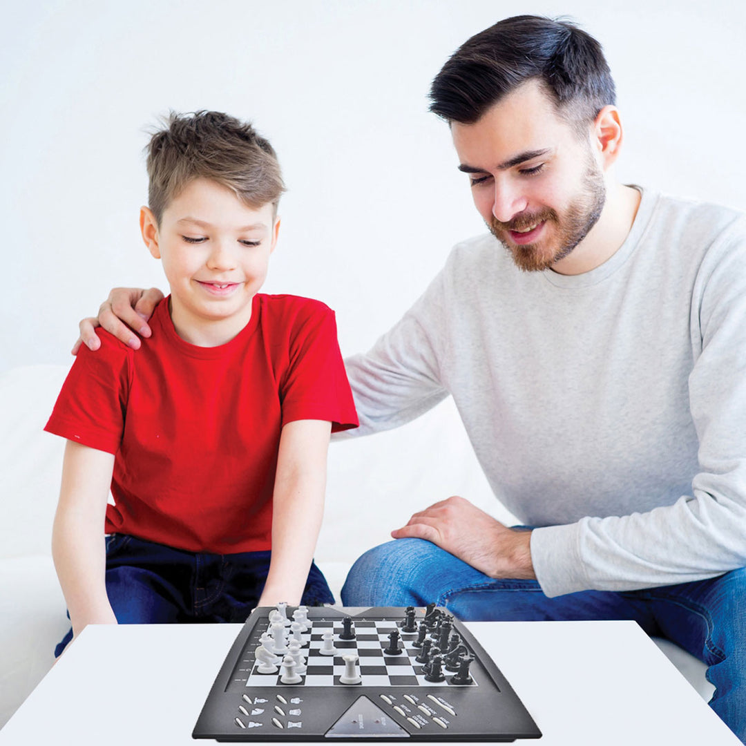 Electronic Chess Game | 64-Level Digital Chess Board | Sharper Image