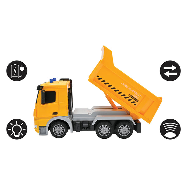 RC Dump Truck with Lights and Sounds