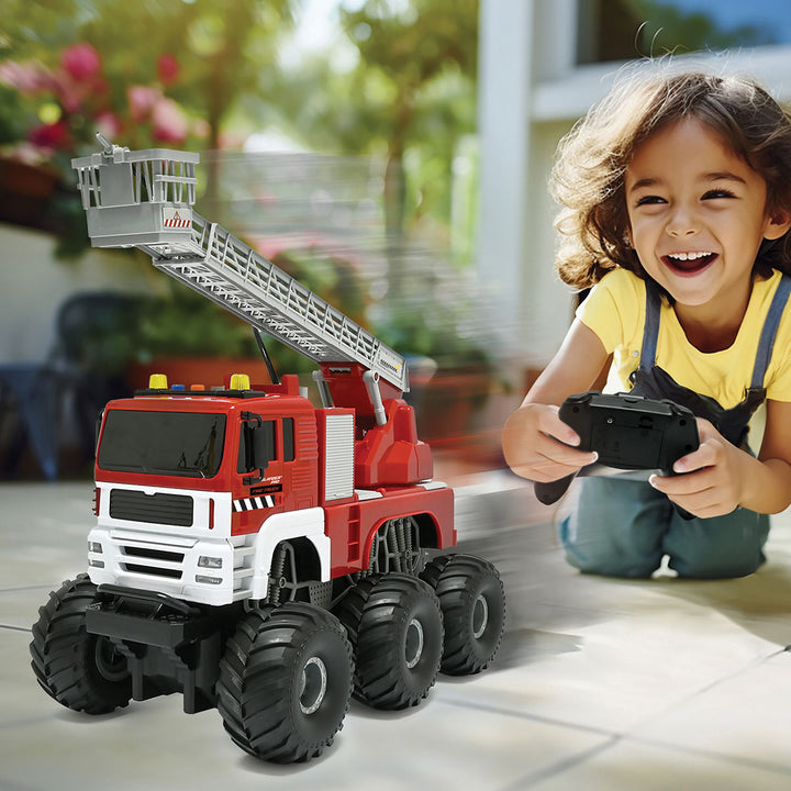 RC Fire Truck with Lights and Sounds