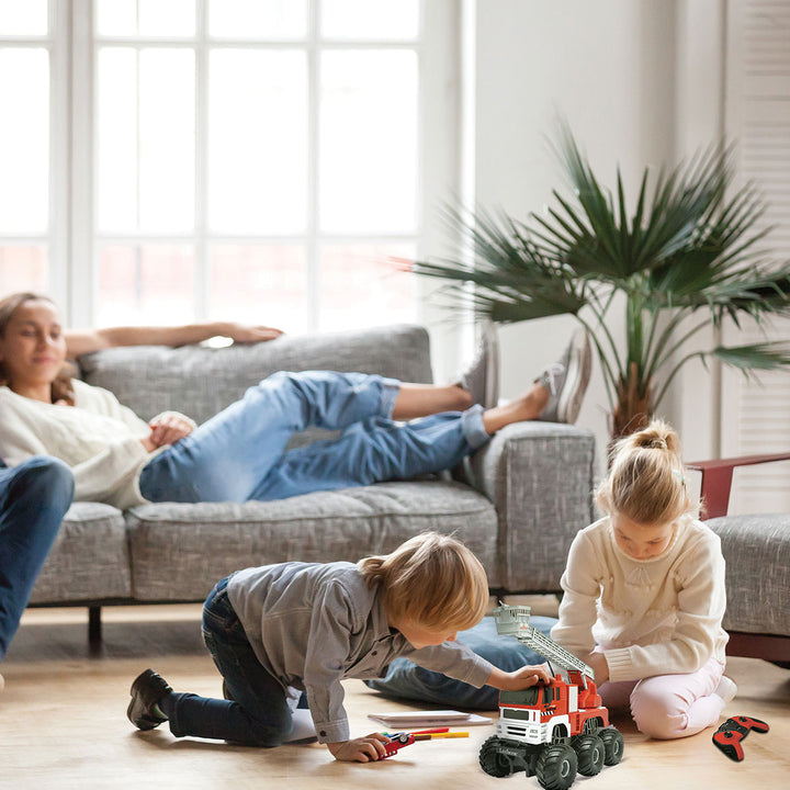 RC Fire Truck with Lights and Sounds