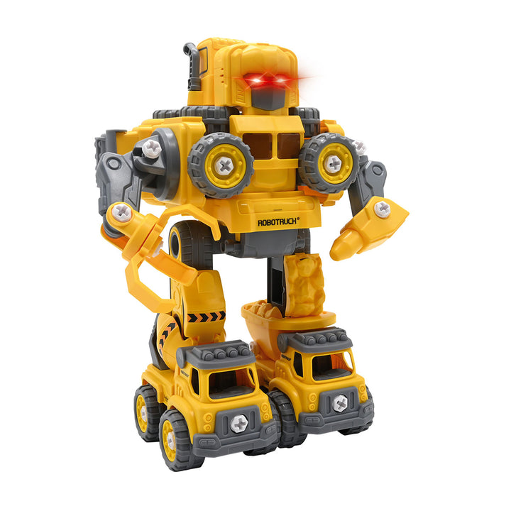 5-in-1 Robot Kit with Lights and Sounds