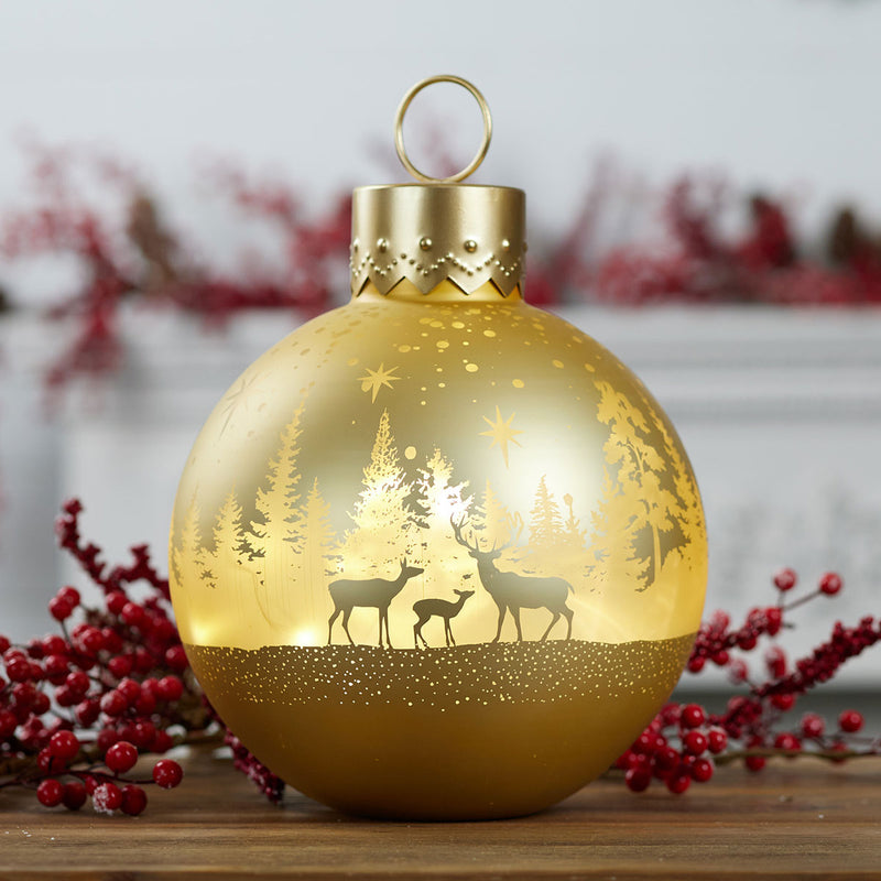 LED Tabletop Ornament - Red
