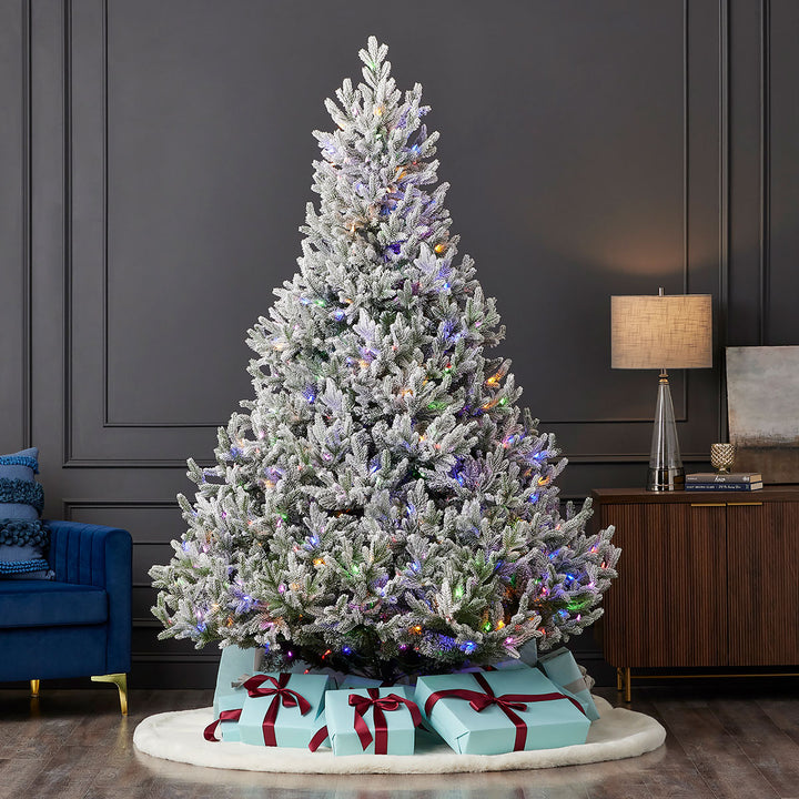 Flocked Frasier Fir Christmas Tree