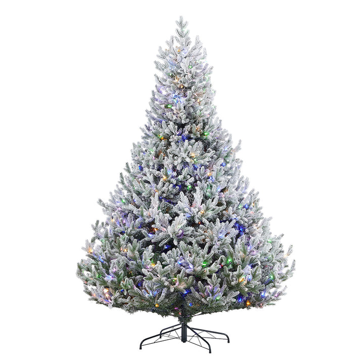 Flocked Frasier Fir Christmas Tree