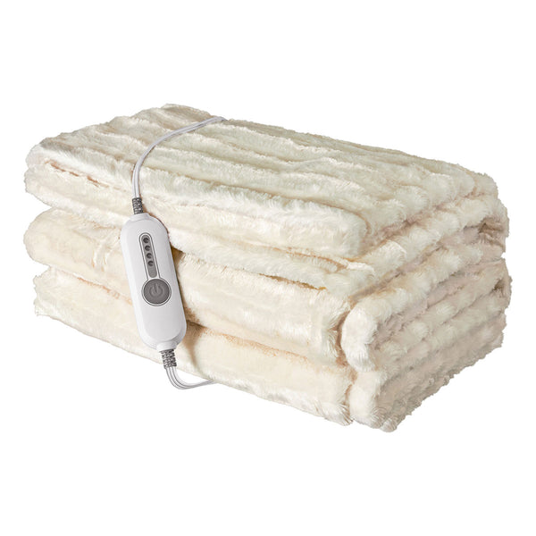 Oversized Faux Fur Heated Throw