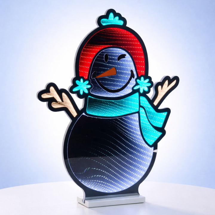SmileyWorld Snowman LED Infinity Light