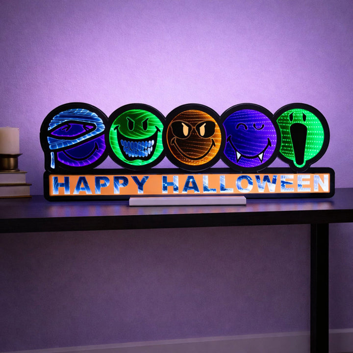 SmileyWorld Halloween LED Infinity Light