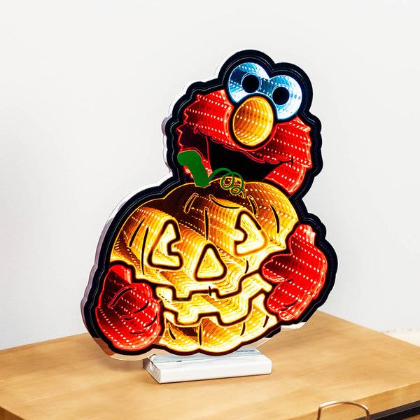 Sesame Street Halloween Elmo LED Infinity Light – Sharper Image