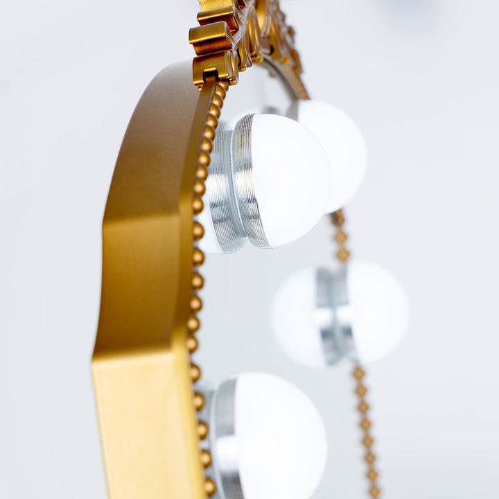 LED Gold Hollywood Mirror