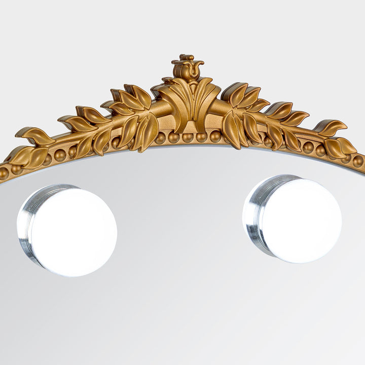 LED Gold Hollywood Mirror