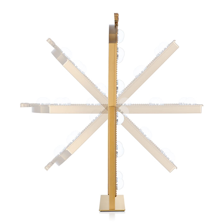 LED Gold Hollywood Mirror