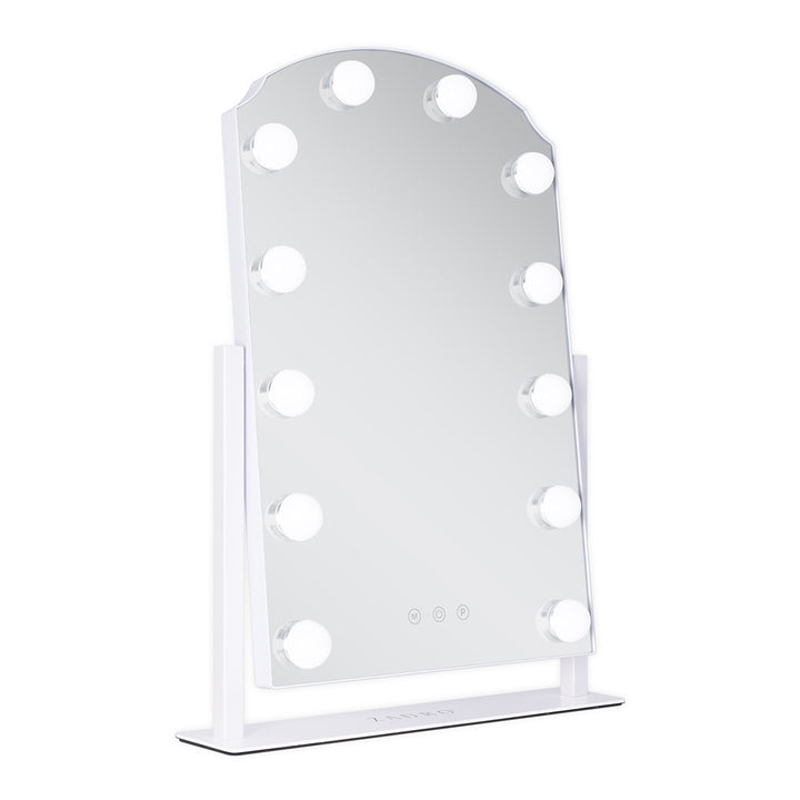 LED Scalloped Hollywood Mirror