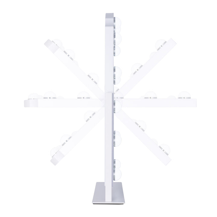 LED Scalloped Hollywood Mirror