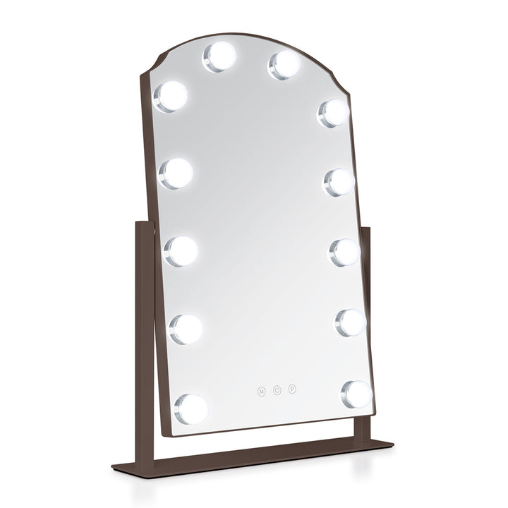 LED Scalloped Hollywood Mirror
