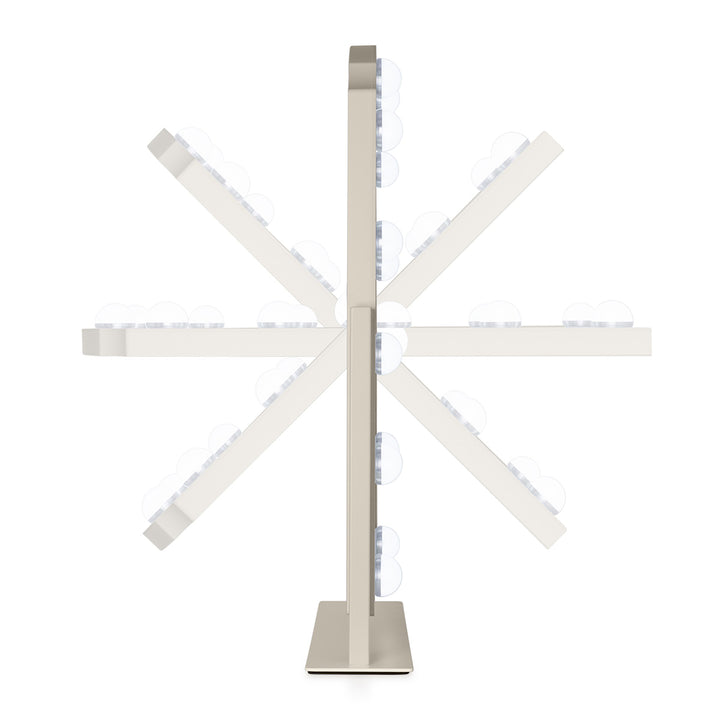 LED Scalloped Hollywood Mirror