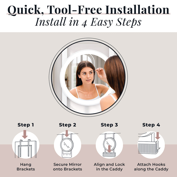 Over-The-Door Styling Station