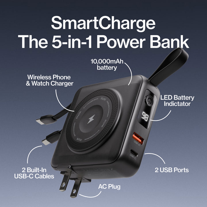 5-in-1 Travel Power Bank