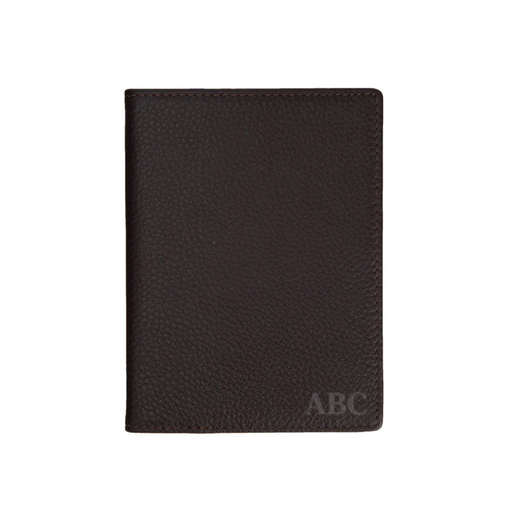 Brouk and Co Personalized Genuine Leather Stanford Passport Holder