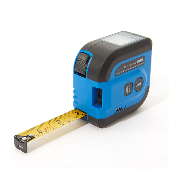 2-in-1 Digital Laser Tape Measure by Sharper Image