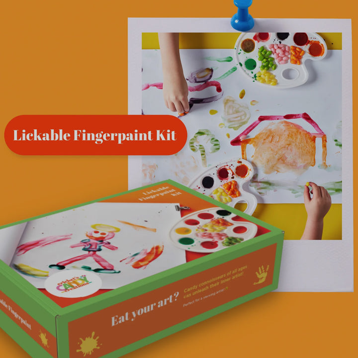 Edible Lickable Finger Paint Craft Kit