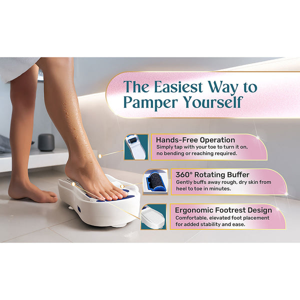 Hands Free Waterproof Foot Exfoliator
