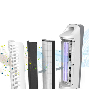 HEPA UV-C Tower Air Purifier – 990 sq ft