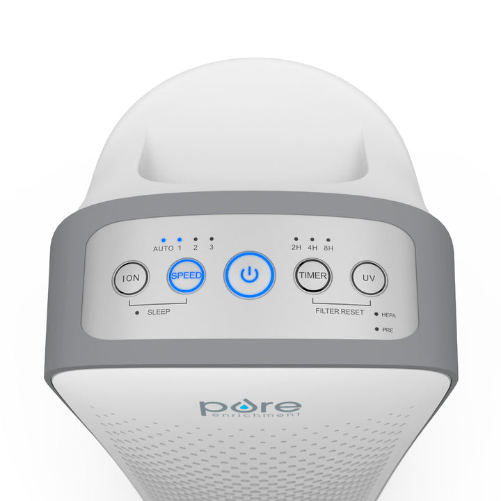 HEPA UV-C Tower Air Purifier – 990 sq ft