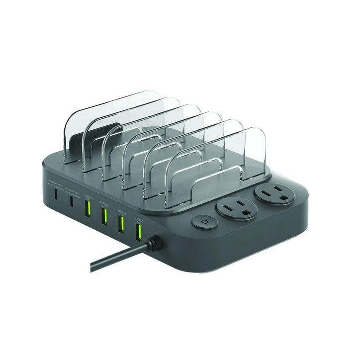 8 Device Charging Station with Cables