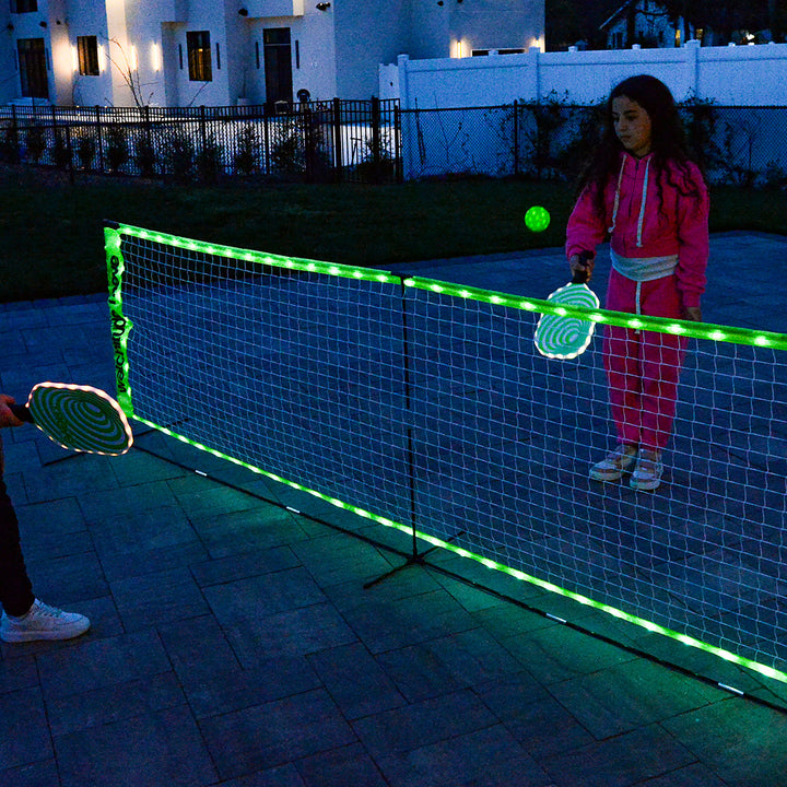 Kids LED Pickleball Net Set