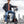 Sit-Down Electric Scooter with Basket