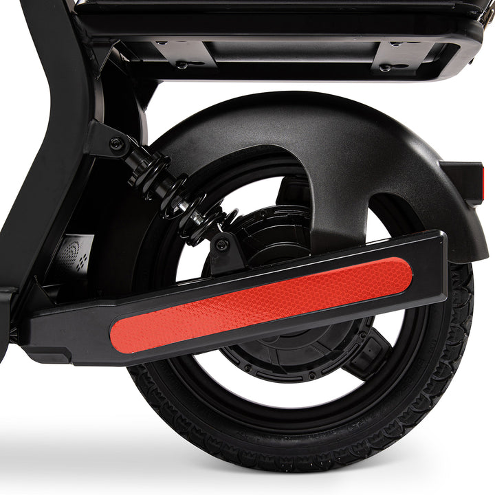 Sit-Down Electric Scooter with Basket