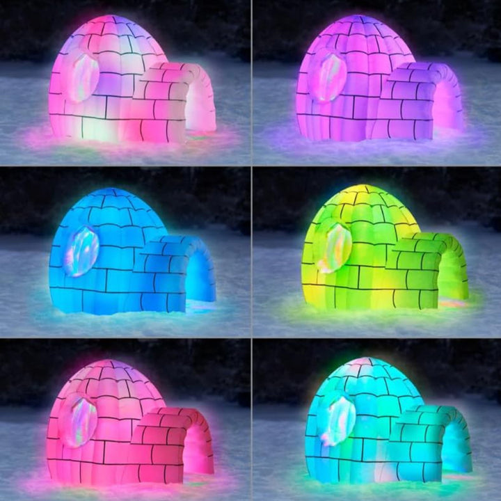 8' Color Changing Inflatable Igloo
