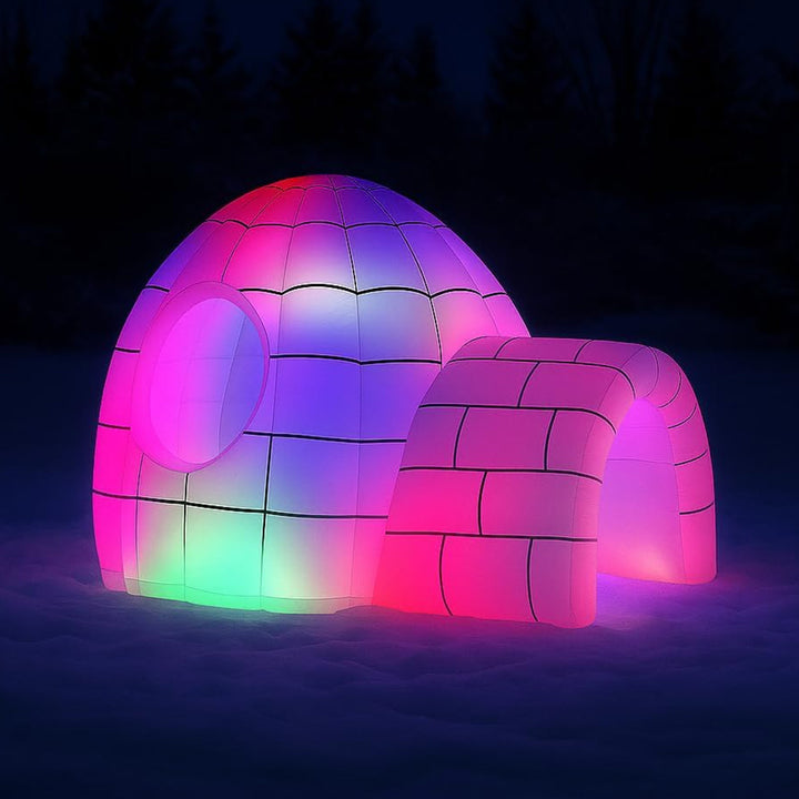 8' Color Changing Inflatable Igloo