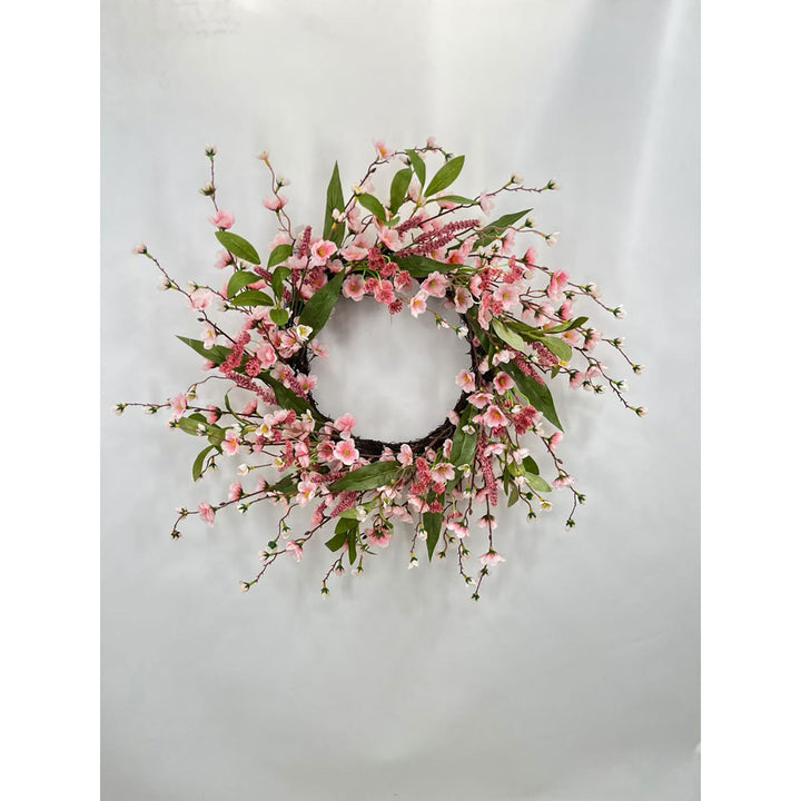 24'' Solar LED Wreath