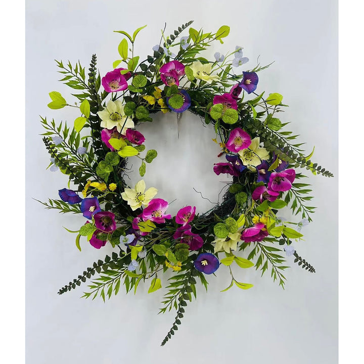 24'' Solar LED Wreath