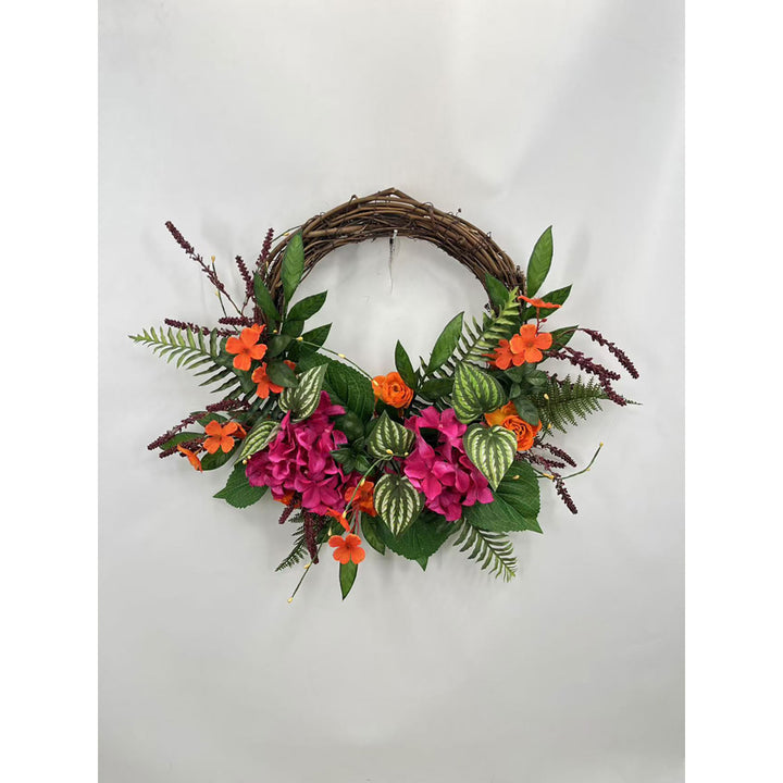 24'' Solar LED Wreath