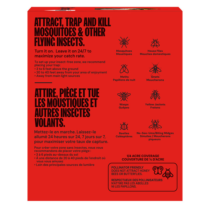 Wireless 1/4 Acre Flying Insect and Mosquito Trap