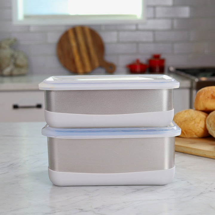 Microwave Safe Stainless Steel Set