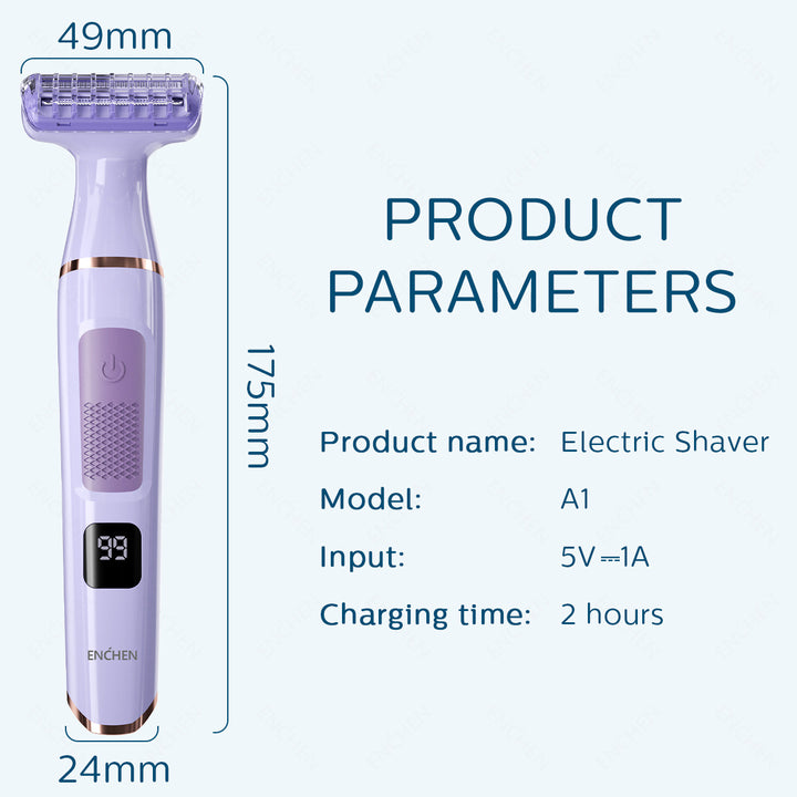 Women's Wet and Dry Electric Razor