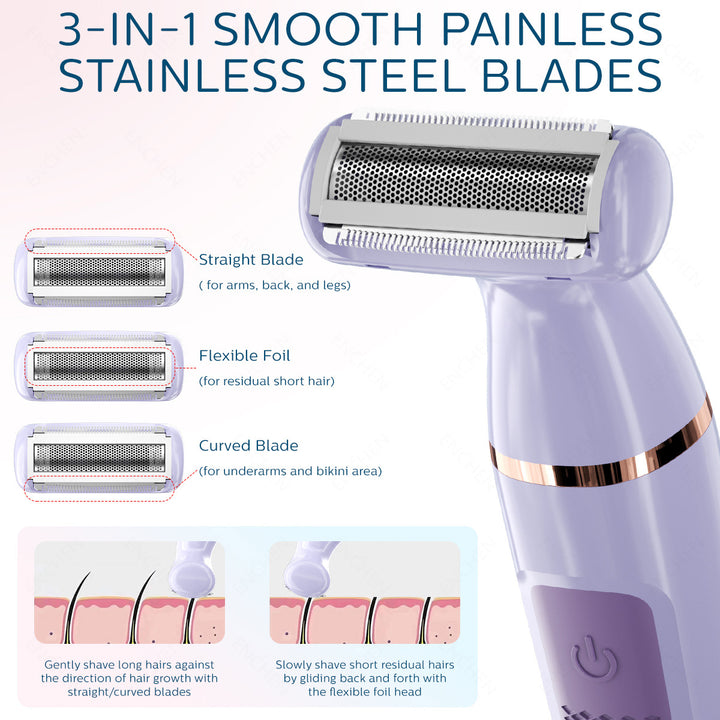 Women's Wet and Dry Electric Razor