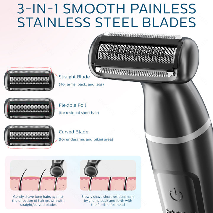 Women's Wet and Dry Electric Razor