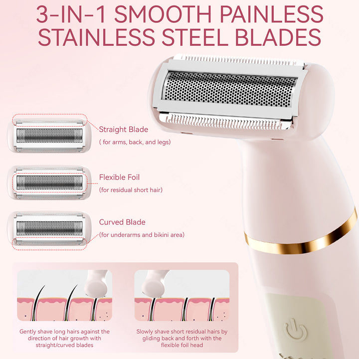 Women's Wet and Dry Electric Razor