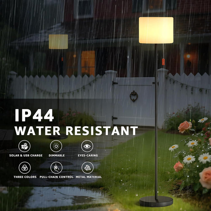 Solar Rechargeable LED Outdoor Floor Lamp